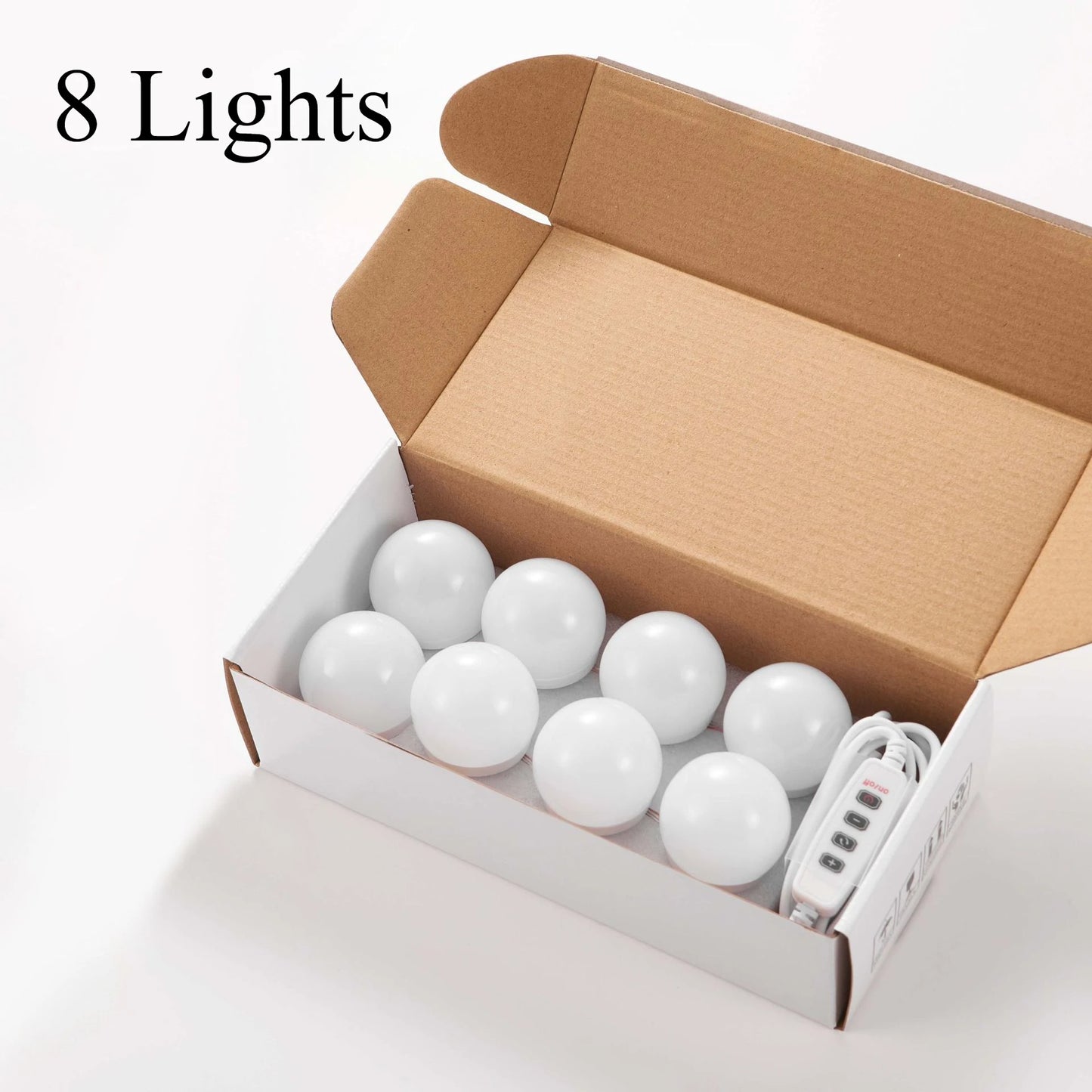 Kit 10 luces LED regulables para espejo de maquillaje - 3 modos - Meritak™