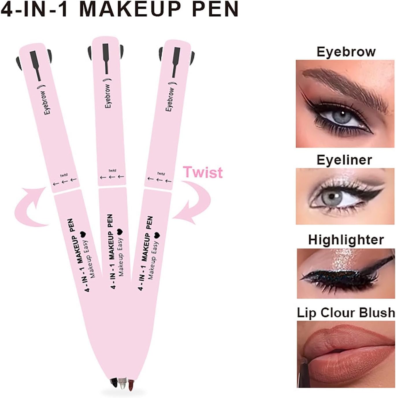 Lápiz de Maquillaje 4 en 1 - Meritak™