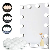 Kit 10 luces LED regulables para espejo de maquillaje - 3 modos - Meritak™